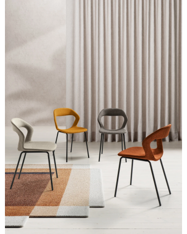 Sedia Gilda imbottita in tessuto – IKONE Casa | BHOME