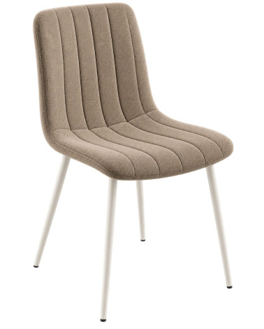 Sedia “Kole” imbottita in tessuto – IKONE CASA