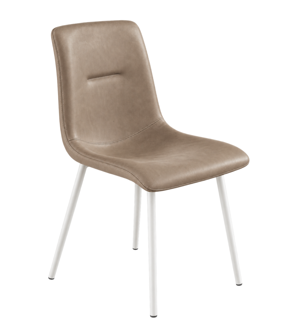 Stuhl „Lily“ mit Kunstlederbezug – IKONE CASA
