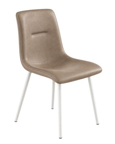 Sedia “Lily” imbottita in similpelle – IKONE CASA