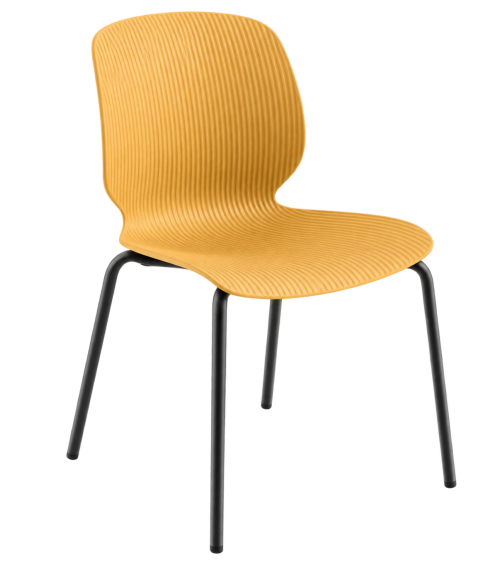 Chaise « Rib » en polypropylène et métal – IKONE CASA
