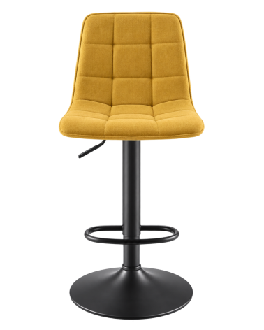 “Katerine” swivel and adjustable fabric stool – IKONE CASA