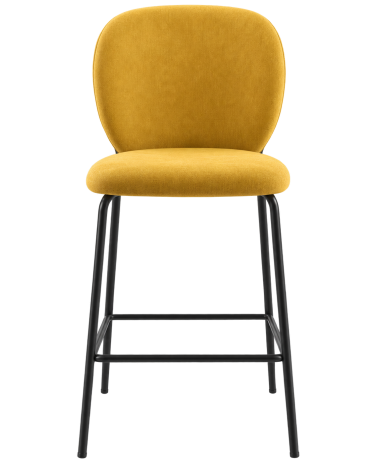 "Oasi" stool upholstered in fabric – IKONE CASA