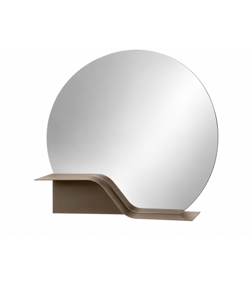 Ingresso “Onda” con specchio Iko LED e mensola Flow – IKONE CASA