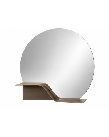 Ingresso “Onda” con specchio Iko LED e mensola Flow – IKONE CASA
