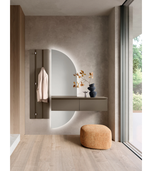 Ingresso “Arco” con specchio Senna e mobile Adige – IKONE CASA