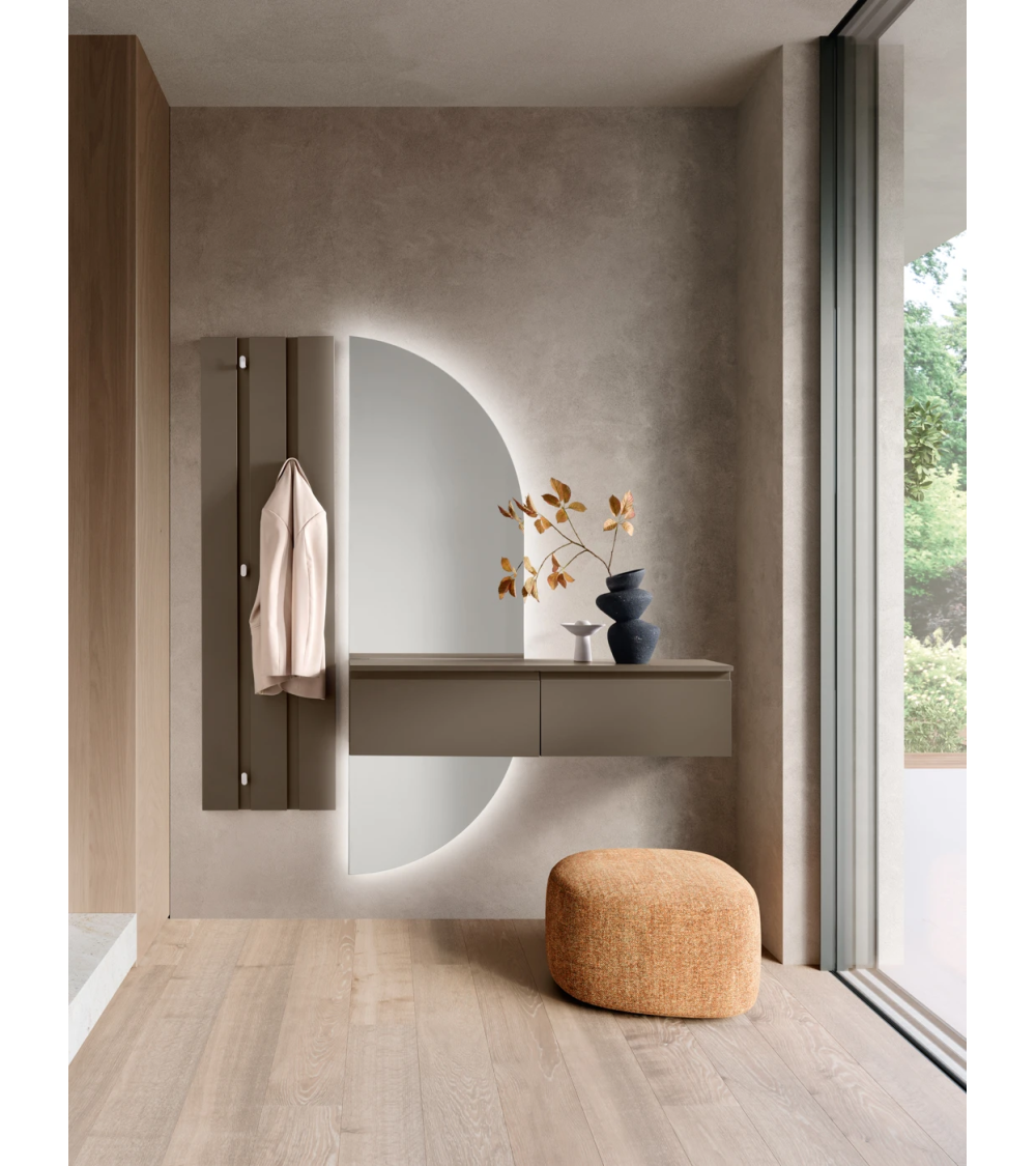 "Arco" entrance hall with Senna mirror and Adige cabinet – IKONE CASA