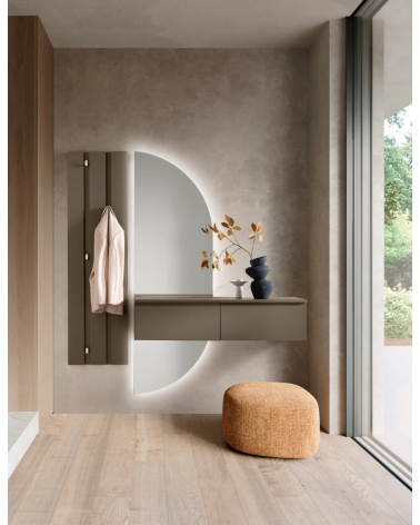 "Arco" entrance hall with Senna mirror and Adige cabinet – IKONE CASA
