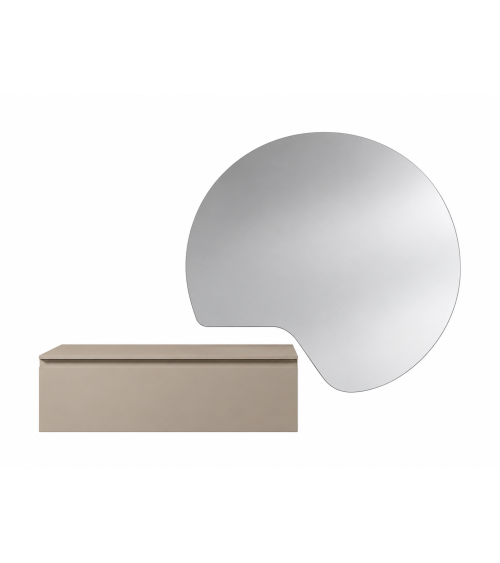 Ingresso “Nucleo” con specchio Iko LED e modulo Adige – IKONE CASA