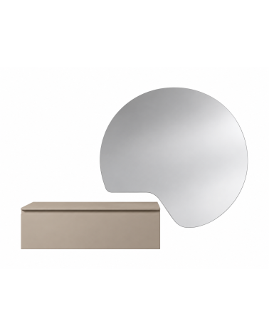 "Nucleo" entrance hall with Iko LED mirror and Adige module – IKONE CASA