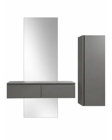 “Vertical” entrance with Volga mirror and Adige coat rack – IKONE CASA