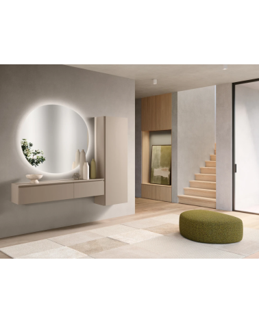 Ingresso “Equilibrio” con specchio Dorian e mobili Adige – IKONE CASA