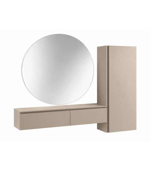 Ingresso “Equilibrio” con specchio Dorian e mobili Adige – IKONE CASA