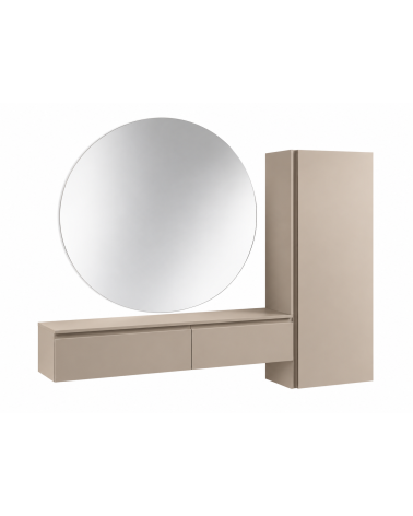 Ingresso “Equilibrio” con specchio Dorian e mobili Adige – IKONE CASA