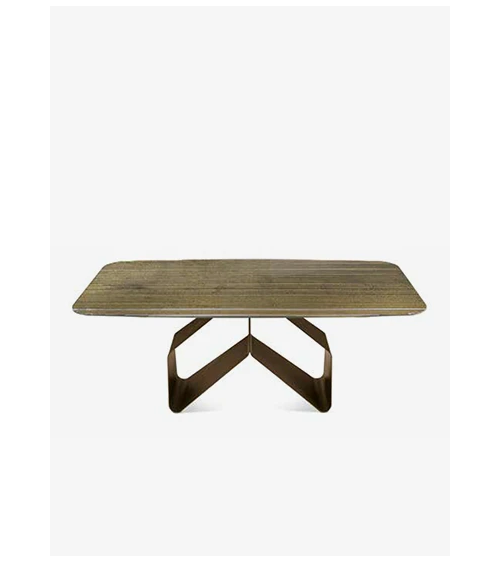 Tavolo “Swing” in vetro o ceramica | Capodarte Home