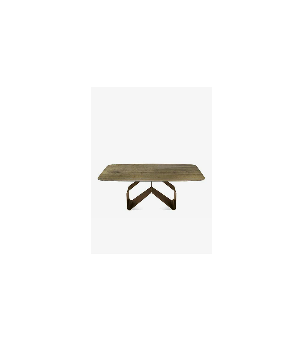 Tavolo “Swing” in vetro o ceramica | Capodarte Home