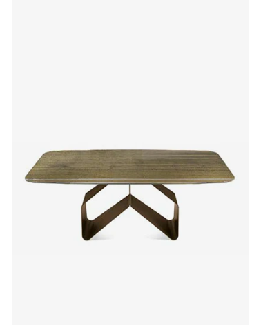 Tavolo “Swing” in vetro o ceramica | Capodarte Home