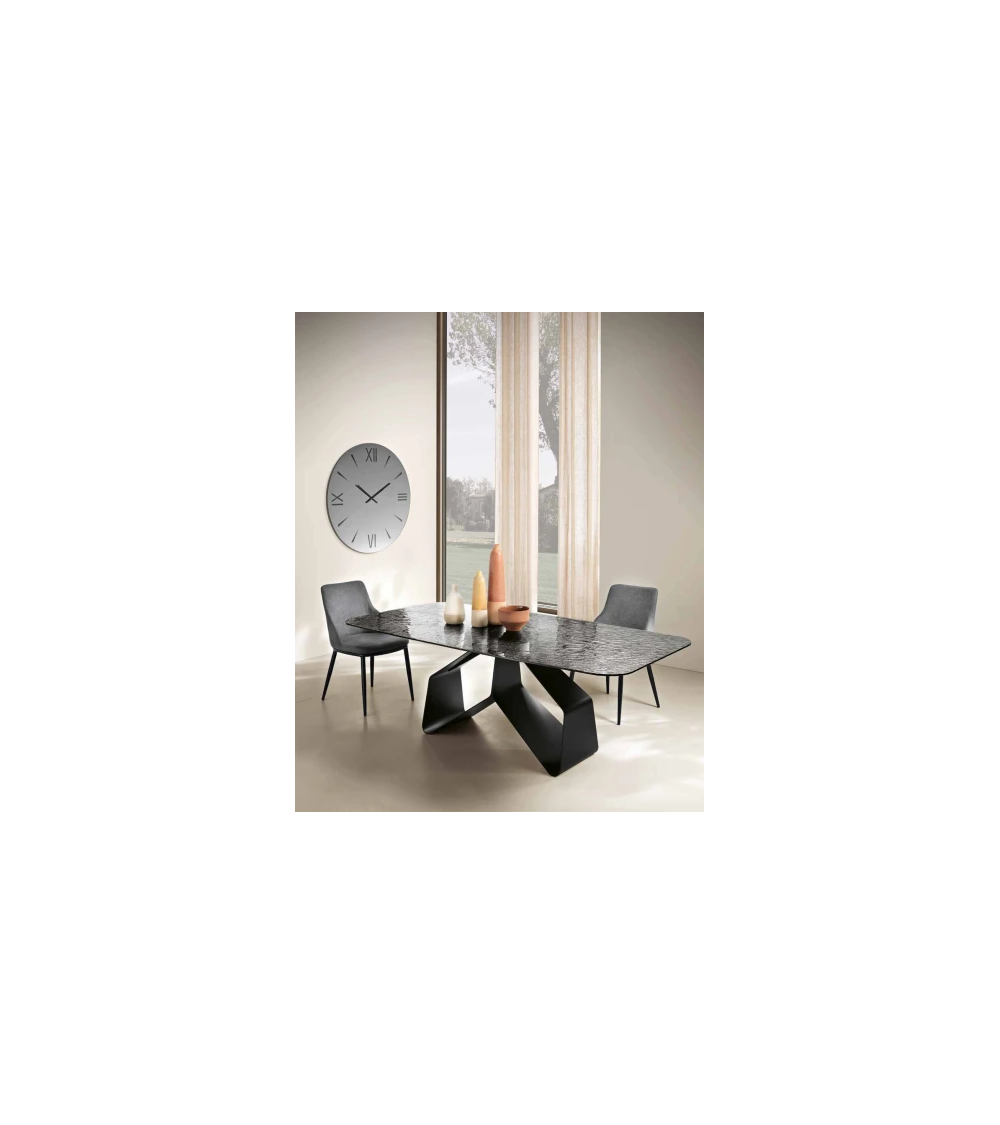 Tavolo “Swing” in vetro o ceramica | Capodarte Home