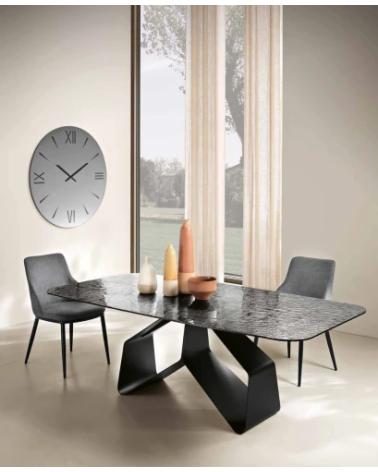 Tavolo “Swing” in vetro o ceramica | Capodarte Home