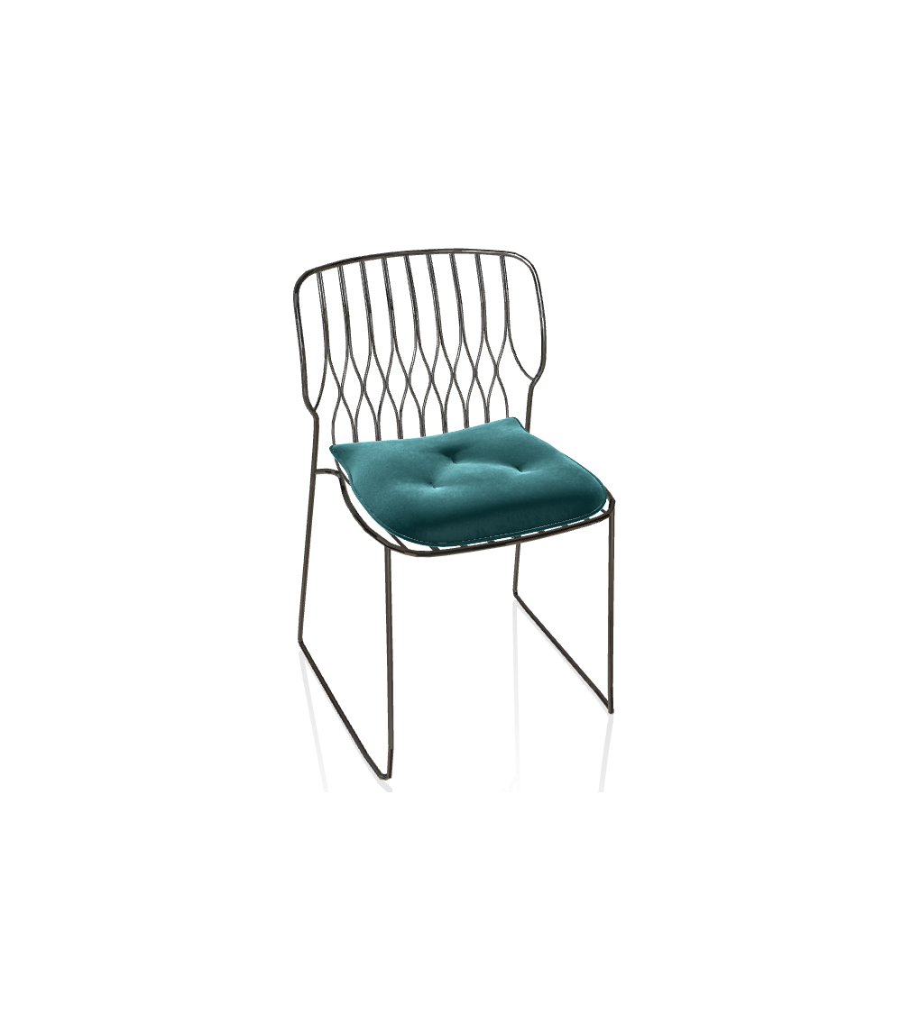 Freak Chair BONTEMPI CASA Natural Silver | Bhome by Arredi Barbàra