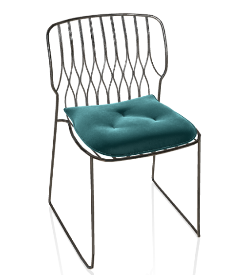 Freak Chair BONTEMPI CASA Natural Silver | Bhome by Arredi Barbàra