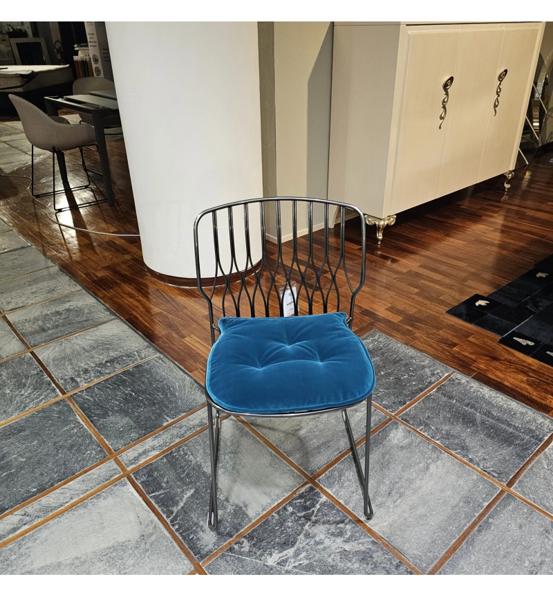 Freak Chair BONTEMPI CASA Natural Silver | Bhome by Arredi Barbàra