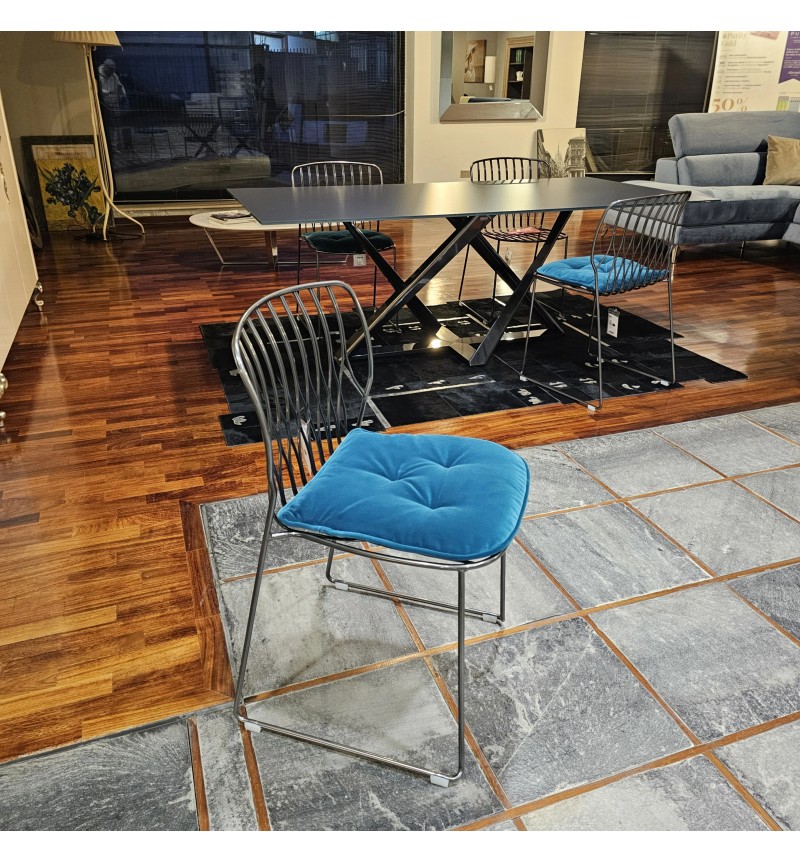 Freak Chair BONTEMPI CASA Natural Silver | Bhome by Arredi Barbàra