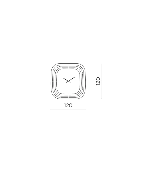 Orologio “Horizon” in vetro specchiato | Capodarte Home