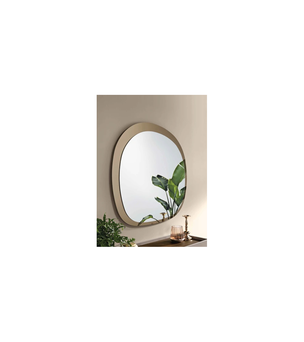Fill Specchio Sagomato con Cornice in Vetro | Capodarte