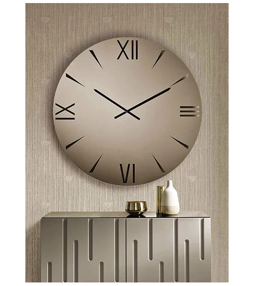 Orologio specchio “Time” in vetro specchiato | Capodarte Home
