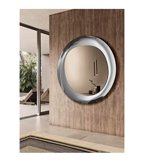 Luxor Specchio Bronzo con Cornice in Vetro Fumé | Capodarte