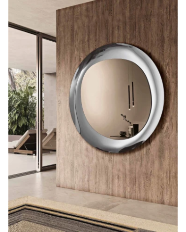 Luxor Specchio Bronzo con Cornice in Vetro Fumé | Capodarte