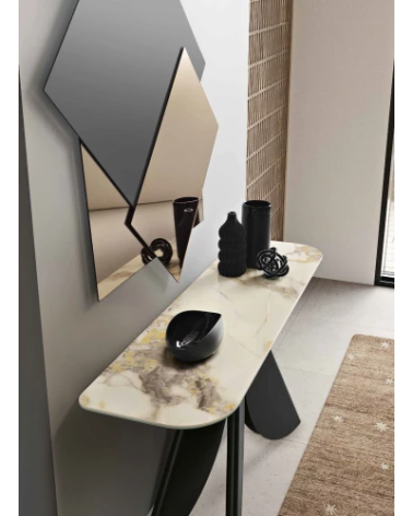 Consolle “Meti” in vetro o ceramica | Capodarte Home