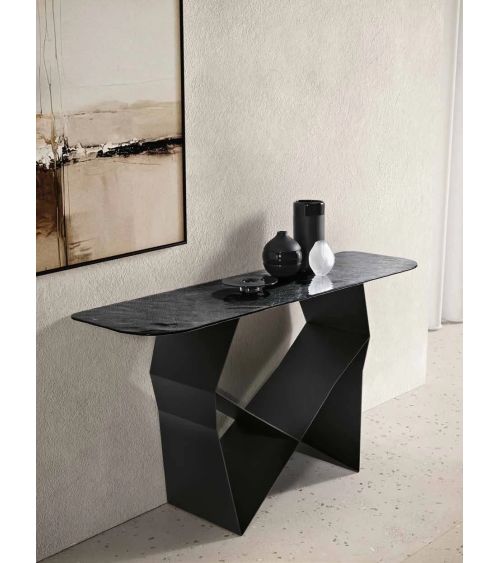 Consolle “Delfi” in vetro o ceramica | Capodarte Home