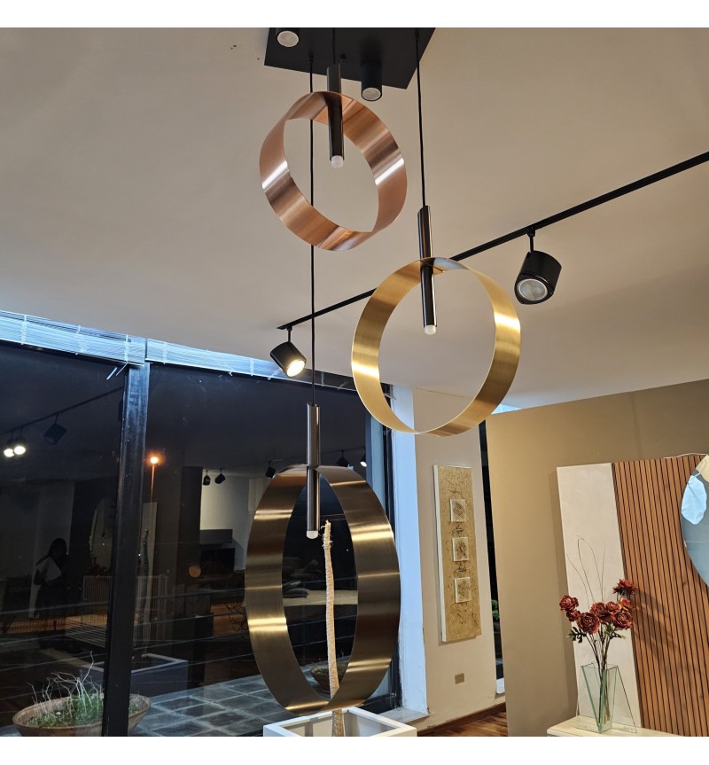 Lámpara Colgante Led Loop RIFLESSI | Suspensión de diseño | Bhome