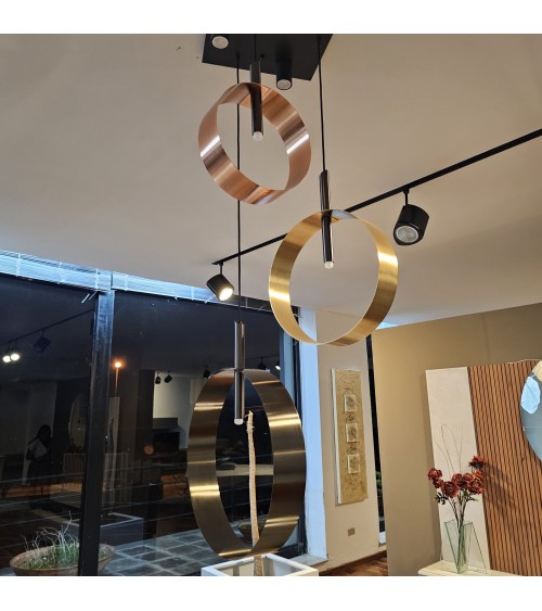 Lámpara Colgante Led Loop RIFLESSI | Suspensión de diseño | Bhome