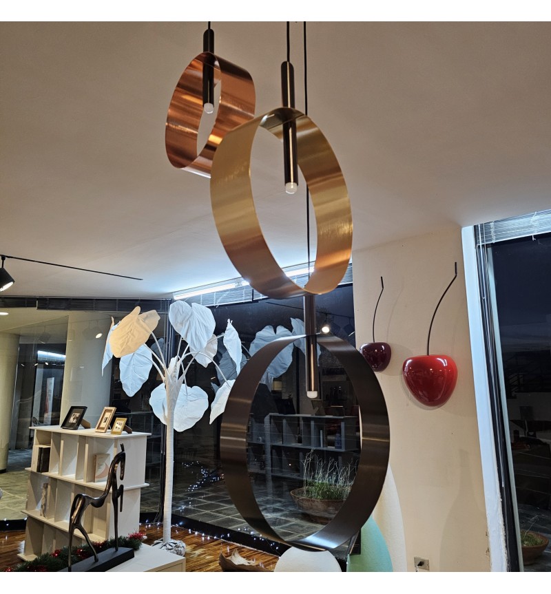 Lámpara Colgante Led Loop RIFLESSI | Suspensión de diseño | Bhome