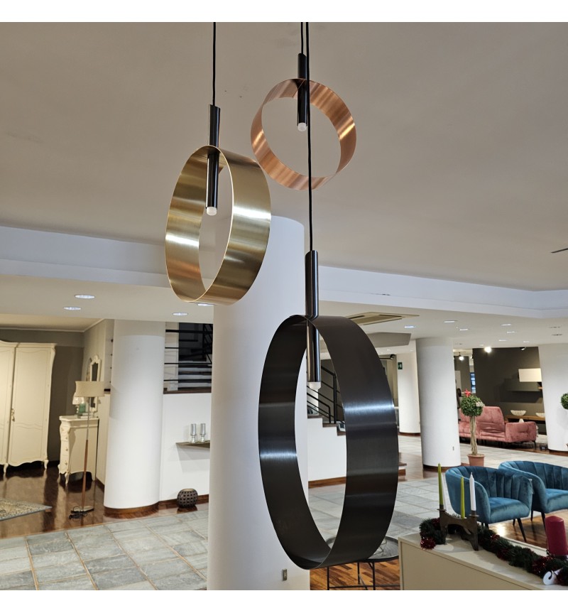 Lámpara Colgante Led Loop RIFLESSI | Suspensión de diseño | Bhome