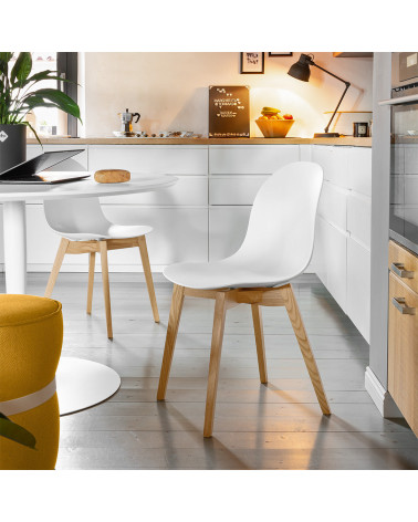 Sedia ACADEMY CB1665 CONNUBIA in Legno | BHOME