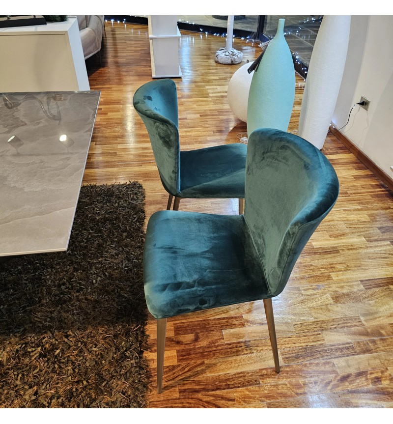 Sedia Giò RIFLESSI Champagne Perlato | Bhome by Arredi Barbàra