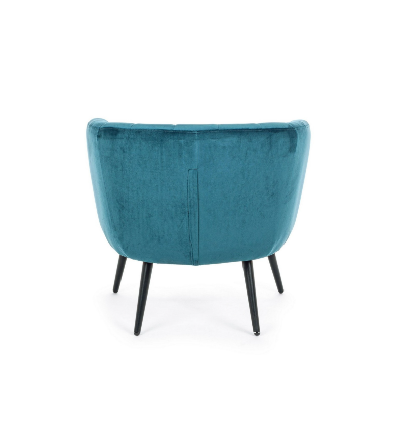 Poltrona Avril BIZZOTTO Velluto Blu | Bhome by Arredi Barbàra