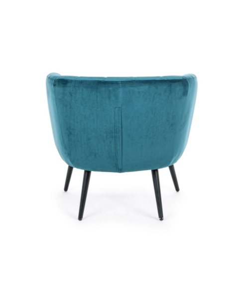 Poltrona Avril BIZZOTTO Velluto Blu | Bhome by Arredi Barbàra