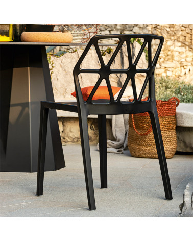 Sedia ALCHEMIA CB1056 CONNUBIA Impilabile | BHOME
