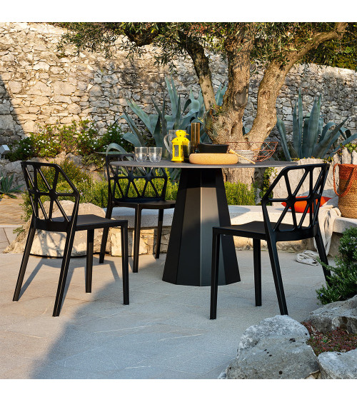 Sedia ALCHEMIA CB1056 CONNUBIA Impilabile | BHOME