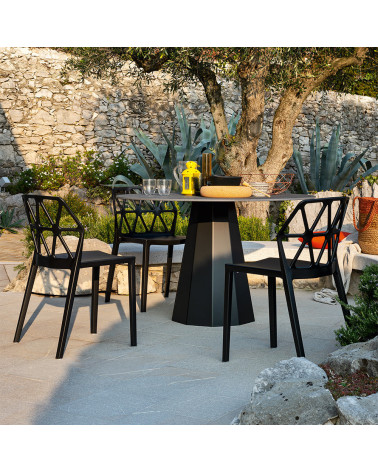 Sedia ALCHEMIA CB1056 CONNUBIA Impilabile | BHOME