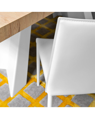 Sedia BOHEME CB1257 CONNUBIA in Cuoio | BHOME