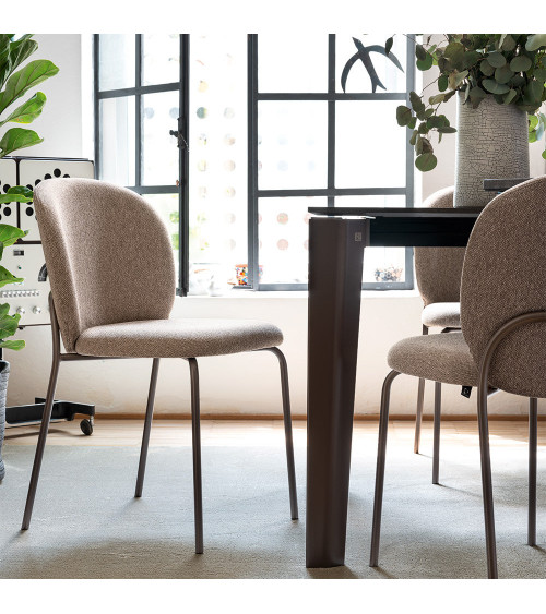 Sedia COZY MID CB2308 CONNUBIA Rivestita | BHOME