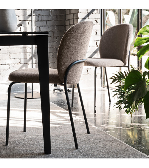Sedia COZY MID CB2308 CONNUBIA Rivestita | BHOME