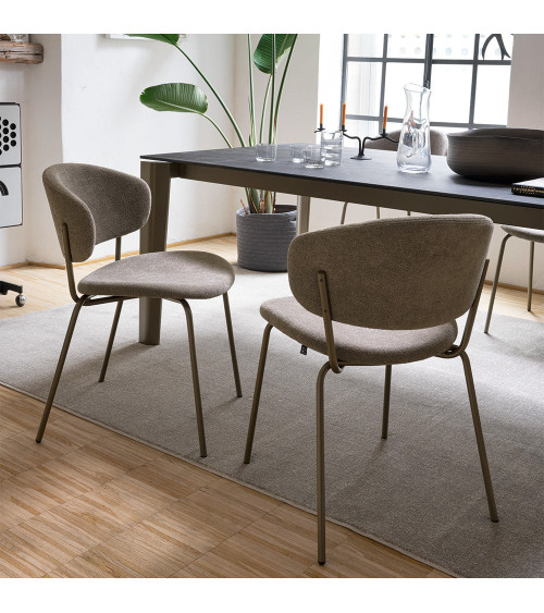 Sedia DESY CB2312 CONNUBIA Rivestita | BHOME