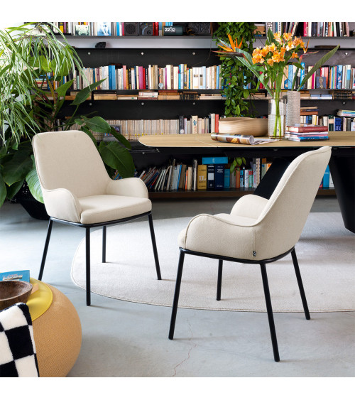 Sedia FLAIR CB2357 CONNUBIA Imbottita | BHOME